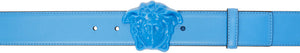 Versace Blue 'La Medusa' Belt - Versace Blue 'La Medusa' ceinture - 베르사체 블루 '라 메두사'벨트