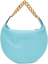 Versace Blue 'La Medusa' Soft Bag