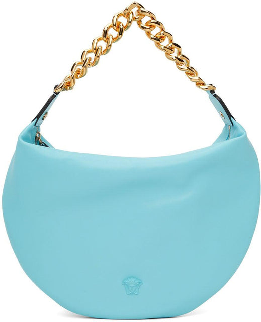 Versace Blue 'La Medusa' Soft Bag - Versace Blue 'La Medusa' Soft Soft Soft - 베르사체 블루 '라 메두사'소프트 백