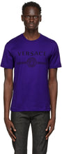 Versace Blue Medusa Logo T-Shirt - T-shirt Versace Blue Medusa Logo - 베르사체 블루 메두사 로고 티셔츠