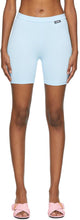Versace Blue TrÃ©sor De La Mer Bike Shorts - Versace Blue TrÃ © Sor de la Mer Bike Shorts - 베르사체 블루 TrÃ © Sor de la Mer 자전거 반바지