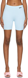 Versace Blue TrÃ©sor De La Mer Bike Shorts - Versace Blue TrÃ © Sor de la Mer Bike Shorts - 베르사체 블루 TrÃ © Sor de la Mer 자전거 반바지