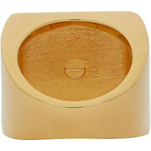 Versace Gold Square Medusa Ring