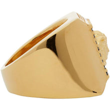 Versace Gold Square Medusa Ring - Versace Gold Square Medusa Bague - 베르사체 골드 스퀘어 메두사 링