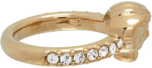 Versace Gold Swarovski Medusa Ring