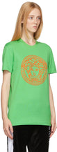 Versace Green Medusa Head T-Shirt