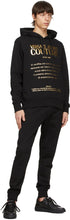 Versace Jeans Couture Black Cuffed Lounge Pants