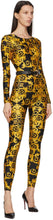 Versace Jeans Couture Black Leather Couture I Belt