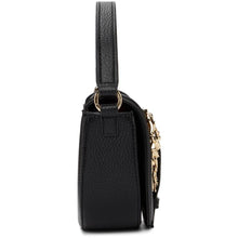 Versace Jeans Couture Black Round Buckle Bag