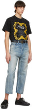 Versace Jeans Couture Black Warranty Border T-Shirt