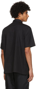 Versace Jeans Couture Black Warranty Bowling Short Sleeve Shirt