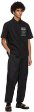 Versace Jeans Couture Black Warranty Bowling Short Sleeve Shirt