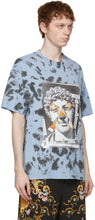 Versace Jeans Couture Blue Hey Reilly Edition Tie-Dye Print T-Shirt
