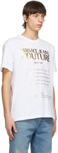 Versace Jeans Couture White Etichetta T-Shirt