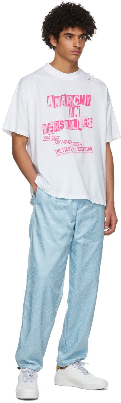 Versace Jeans Couture White Hey Reilly Edition 'Anarchy' T-Shirt