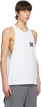 Versace Jeans Couture White Patch Logo Tank Top