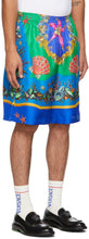 Versace Multicolor Silk TrÃ©sor De La Mer Shorts