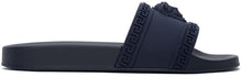 Versace Navy Palazzo Pool Slides - Versace Navy Palazzo Diapositives de la piscine - 베르사체 네이비스 팰리 풀 풀 슬라이드