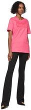 Versace Pink Flocked Logo T-Shirt