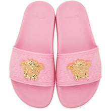 Versace Pink Palazzo Pool Sandals