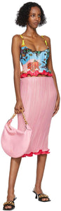 Versace Pink PlissÃ© Skirt