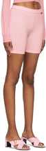 Versace Pink TrÃ©sor De La Mer Bike Shorts