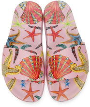 Versace Pink TrÃ©sor De La Mer Slides