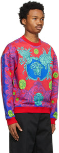 Versace Red Barocco Sweatshirt