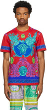 Versace Red Barocco T-Shirt - T-shirt Versace Red Barocco - 베르사체 붉은 바로코 티셔츠