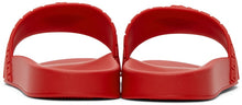 Versace Red Palazzo Pool Slides