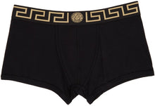 Versace Underwear Black Greca Border Boxer Briefs - Sous-vêtements Versace Sous-vêtements Black Greca Boxer Boxer Boxer - 베르사체 속옷 블랙 Greca 테두리 복서 팬티