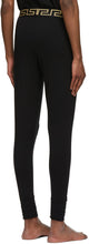 Versace Underwear Black Greca Border Lounge Pants