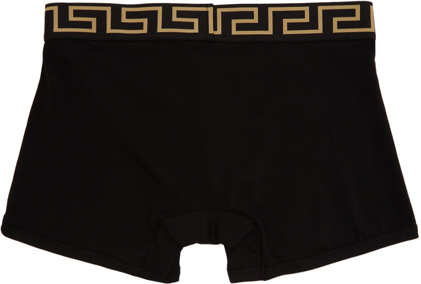 Versace Underwear Black Medusa Boxer Briefs