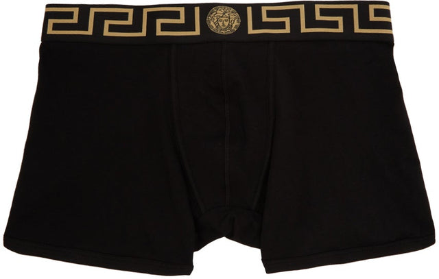 Versace Underwear Black Medusa Boxer Briefs - Versace Sous-vêtements Noir Medusa Boxer Boxer - 베르사체 속옷 Black Medusa Boxer Briefs.
