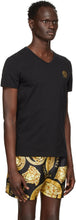 Versace Underwear Black Medusa Logo T-Shirt