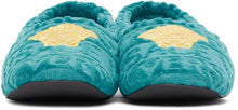 Versace Underwear Blue Medusa Loafers