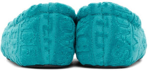 Versace Underwear Blue Medusa Loafers