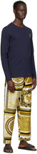 Versace Underwear Gold Barocco Mosaic Lounge Pants