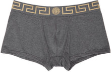 Versace Underwear Grey Greca Border Boxer Briefs - Versace sous-vêtements gris greca frontière Boxer Boxer - 베르사체 속옷 회색 Greca 국경 복서 팬티