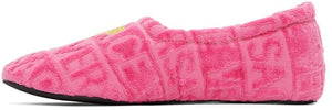 Versace Underwear Pink Medusa Loafers