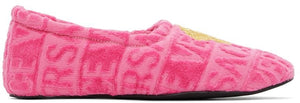 Versace Underwear Pink Medusa Loafers - Versace Sous-vêtements Rose Medusa Mocassins - 베르사체 속옷 핑크 메두사 로퍼