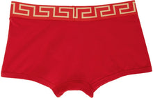 Versace Underwear Red Greca Border Boxer Briefs
