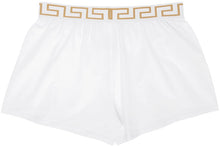 Versace Underwear White Greca Border Boxers