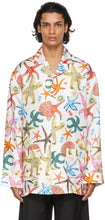 Versace Underwear White TrÃ©sor De La Mer Pyjama Shirt - Versace Sous-vêtements blanc TRÉOR DE LA MER Chemise Pajama - 베르사체 속옷 화이트 TRÃ © Sor de La Mer 파자마 셔츠