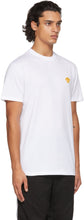 Versace White Embroidered Medusa T-Shirt