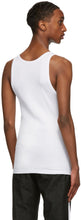 Versace White Embroidered Medusa Tank Top