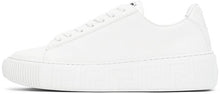 Versace White Greca Logo Sneakers