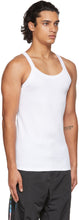 Versace White Greca Tank Top