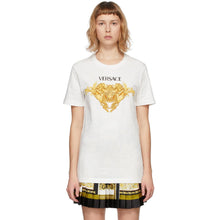 Versace White Medusa Graphic T-Shirt - T-shirt graphique Versace White Medusa - 베르사체 화이트 메두사 그래픽 티셔츠