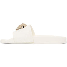 Versace White Palazzo Pool Sandals